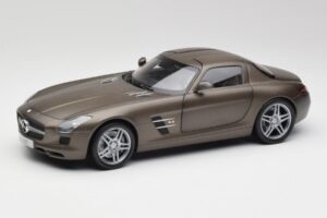 Mercedes SLS AMG C197 Monza Cinzento Minichamps 1:18 B66960044 Metal
