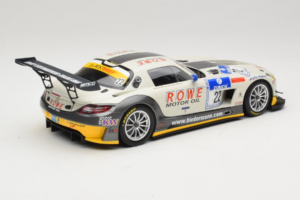 Mercedes SLS AMG GT3 #22 Rowe Racing R. Graf / M. Seyffarth ADAC 24h Nurburgring 2012 Minichamps 1:18 151123122 Metal - imagem 2 de 6
