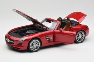 Mercedes SLS AMG R197 Roadster Le Mans Vermelho Minichamps 1:18 100039030 Metal - imagem 2 de 8
