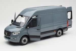Mercedes Sprinter W907 Azul Cinzento Norev 1:18 183423 Metal - imagem 2 de 7