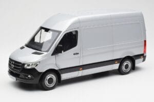 Mercedes Sprinter W907 Prata Norev 1:18 183424 Metal
