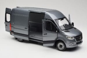 Mercedes Sprinter W907 Carrinha Selenite Grey Metallic Norev 1:18 B66004163 Metal - imagem 5 de 8