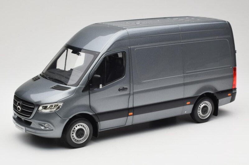 Mercedes Sprinter W907 Carrinha Selenite Grey Metallic Norev 1:18 B66004163 Metal