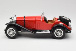 Mercedes SSK Vermelho & Preto Bburago 1:18 3009-M1 Metal - imagem 3 de 6