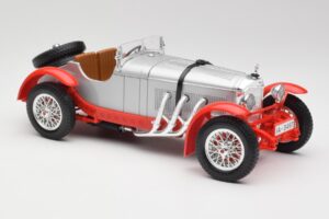 Mercedes SSK Prateado & Vermelho Bburago 1:18 3009-M2 Metal - imagem 4 de 6