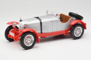 Mercedes SSK Prateado & Vermelho Bburago 1:18 3009-M2 Metal
