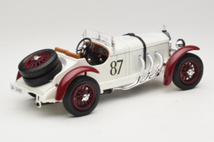 Mercedes SSKL #87 R. Caracciola Branco 1931 Bburago 1:18 3002-P1 Metal - imagem 2 de 6