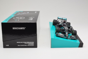 Mercedes W11 #44 L. Hamilton Mercedes AMG Petronas Turkish Grand Prix Winner World Champion 2020 Minichamps 1:18 113201444 Re - imagem 6 de 7