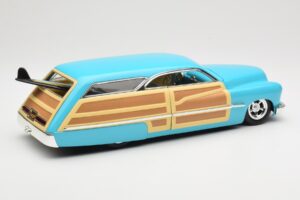 Mercury Merc Woodie Azul Hot Wheels 1:18 27806 Metal - imagem 3 de 8