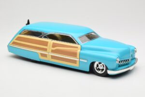 Mercury Merc Woodie Azul Hot Wheels 1:18 27806 Metal - imagem 6 de 8