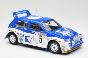MG Metro 6R4 #5 T. Pond / R. Arthur Rally Monte Carlo 1986 Sun Star 1:18 5537 Metal - imagem 6 de 8