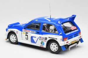 MG Metro 6R4 #5 T. Pond / R. Arthur Rally Monte Carlo 1986 Sun Star 1:18 5537 Metal - imagem 7 de 8