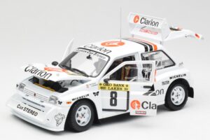 MG Metro 6R4 #8 P. Eklund / D. Whittock Rally Finland 1986 Sun Star 1:18 5536 Metal - imagem 2 de 8