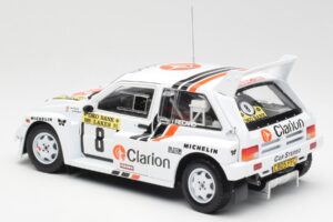 MG Metro 6R4 #8 P. Eklund / D. Whittock Rally Finland 1986 Sun Star 1:18 5536 Metal - imagem 7 de 8