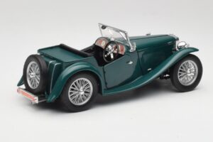 MG TC Midget Shires Green Road Legends 1:18 92468 Metal - imagem 3 de 8