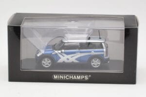 Mini Clubman R55 Cooper S Blue Metallic Onitsuka Tiger Minichamps 1:43 403138676 Metal - imagem 4 de 4
