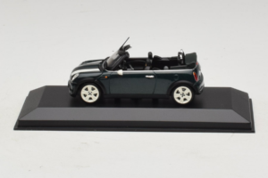 Mini Cooper Cabriolet Verde Com Faixa Branca Minichamps 1:43 80420309093-R1 Metal