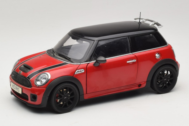 Mini Cooper John Cooper Works R56 Vermelho & Preto Kyosho 1:18 80430419909 Metal