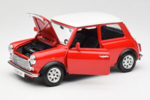 Mini Cooper Vermelho Bburago 1:18 3379 Metal - imagem 2 de 8