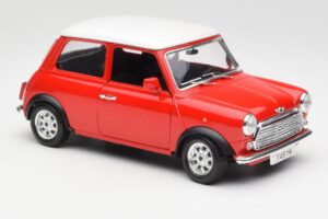 Mini Cooper Vermelho Bburago 1:18 3379 Metal - imagem 6 de 8