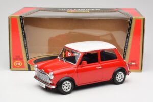 Mini Cooper Vermelho Bburago 1:18 3379 Metal - imagem 8 de 8