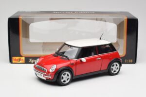 Mini Cooper R50 Vermelho Maisto 1:18 31619 Metal - imagem 2 de 8