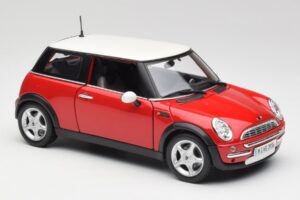 Mini Cooper R50 Vermelho Maisto 1:18 31619 Metal - imagem 6 de 8