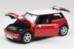 Mini Cooper R50 Vermelho Maisto 1:18 31619 Metal - imagem 8 de 8