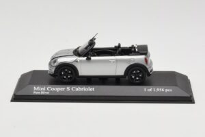 Mini Cooper S R57 Cabriolet Prateado Minichamps 1:43 431138830 Metal