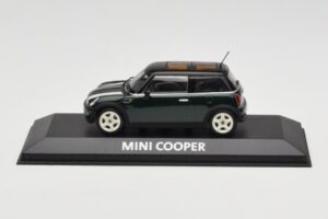 Mini Cooper S R53 Verde Com Riscas Minichamps 1:43 MINI006 Metal