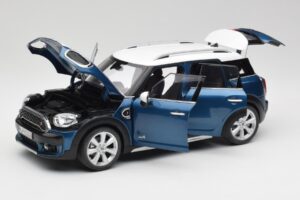 Mini Countryman F60 Island Azul & Branco Kyosho 1:18 80432447940 Metal - imagem 2 de 8