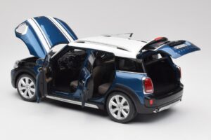 Mini Countryman F60 Island Azul & Branco Kyosho 1:18 80432447940 Metal - imagem 5 de 8
