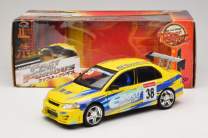Mitsubishi Lancer EVO VII Fast & Furious Tokyo Drift Joyride 1:18 53607B Metal - imagem 6 de 6