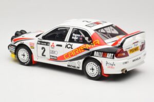 Mitsubishi Carisma GT Group N2 R. Burns / R. Reid RAC Rally 1997 Branco Otto 1:18 OT1192 Resina - imagem 5 de 6