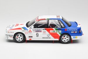 Mitsubishi Galant VR-4 #9 K. Eriksson / S. Parmander RAC Rally 1990 IXO 1:18 18RMC192A Metal - imagem 3 de 6