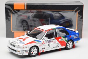 Mitsubishi Galant VR-4 #9 K. Eriksson / S. Parmander RAC Rally 1990 IXO 1:18 18RMC192A Metal - imagem 6 de 6