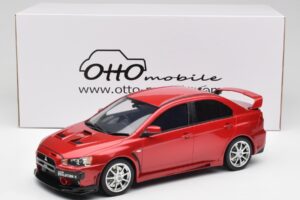 Mitsubishi Lancer Evo X FQ 400 Vermelho Otto 1:18 OT1084 Resina - imagem 6 de 6