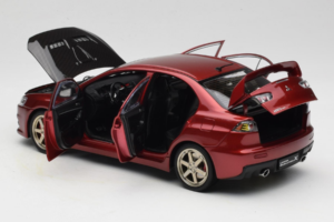 Mitsubishi Lancer Evolution X Vermelho OEM 1:18 MLE02 Metal - imagem 5 de 8