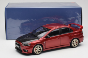 Mitsubishi Lancer Evolution X Vermelho OEM 1:18 MLE02 Metal - imagem 8 de 8
