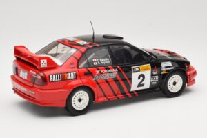 Mitsubishi Lancer Evolution VI #2 Y. Kataoka / S. Hayashi Winner Rally Canberra 1999 AUTOart 1:18 89942 Metal - imagem 3 de 8
