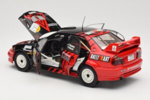 Mitsubishi Lancer Evolution VI #2 Y. Kataoka / S. Hayashi Winner Rally Canberra 1999 AUTOart 1:18 89942 Metal - imagem 5 de 8