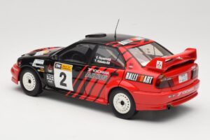 Mitsubishi Lancer Evolution VI #2 Y. Kataoka / S. Hayashi Winner Rally Canberra 1999 AUTOart 1:18 89942 Metal - imagem 7 de 8