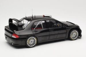 Mitsubishi Lancer Evolution WRC Plain Body Preto AUTOart 1:18 80528 Metal - imagem 3 de 8