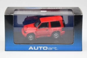 Mitsubishi Pajero Evo Vermelho AUTOart 1:43 57203 Metal - imagem 4 de 4