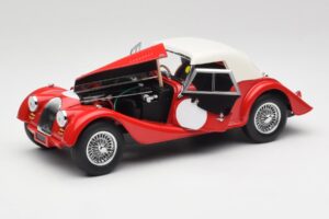 Morgan 4/4 Plus Competition Hardtop Vermelho Kyosho 1:18 08114R Metal - imagem 2 de 8