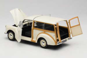 Morris Minor Traveller Branco Minichamps 1:18 150137010 Metal - imagem 5 de 9