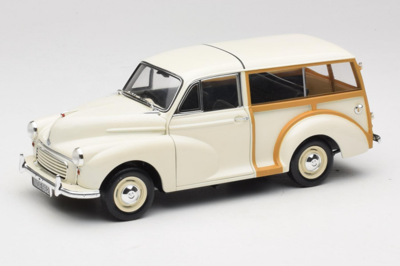 Morris Minor Traveller Branco Minichamps 1:18 150137010 Metal