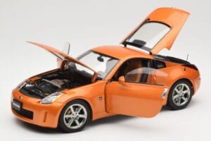 Nissan 350Z Z33 Sunset Orange AUTOart 1:18 77312 Metal - imagem 2 de 8