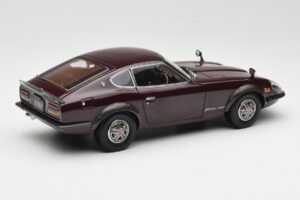 Nissan Fairlady 240Z-G S30 Bordeaux Kyosho 1:18 08212M Metal - imagem 3 de 8