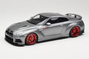 Nissan GT-R R35 Prior Design Cinzento GT Spirit 1:18 GT243 Resina